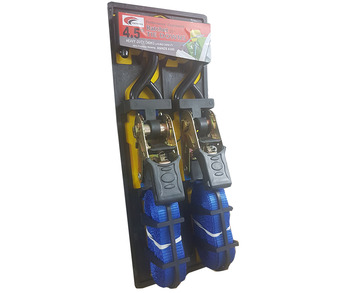 Ratchet Tie Downs Twin Pack 25mm x 4.5m