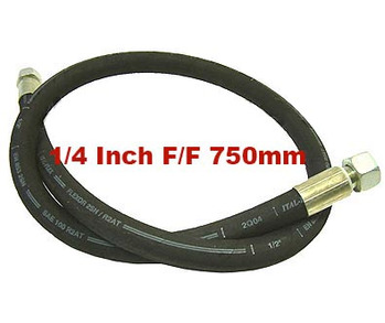 Hydraulic Hose 1/4 inch F/F 750mm
