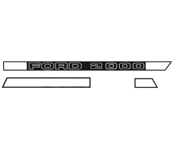 Decal Set Ford 2000 (>68)