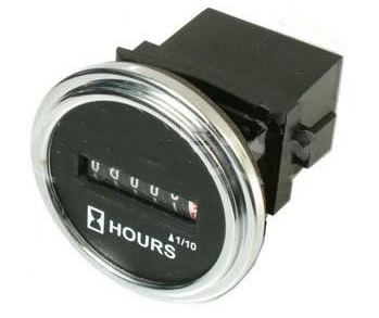 ELECTRIC HOURMETER 2in(52mm)10-40 VOLT