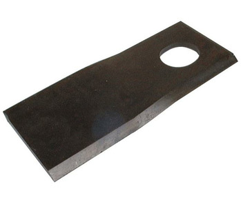 Mower Blade LH - Twisted blade, top edge sharp 126 x 48x4mm