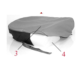 Cushion Cover only - Seat Base