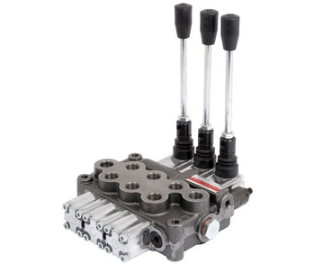 Hyd Valve 3 Bank D/D/D Spring Return 3/8